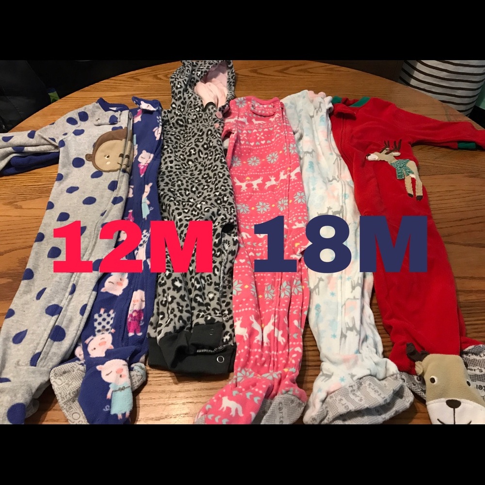 ❌Carter’s Footless PJs for Girls❌